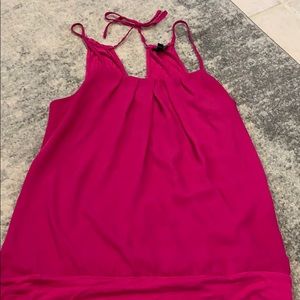 Express Fuscia Pink Top
